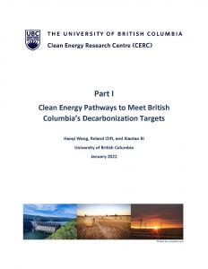 Clean Energy Pathways and Strategies to Meet British Columbia’s Decarbonization Targets